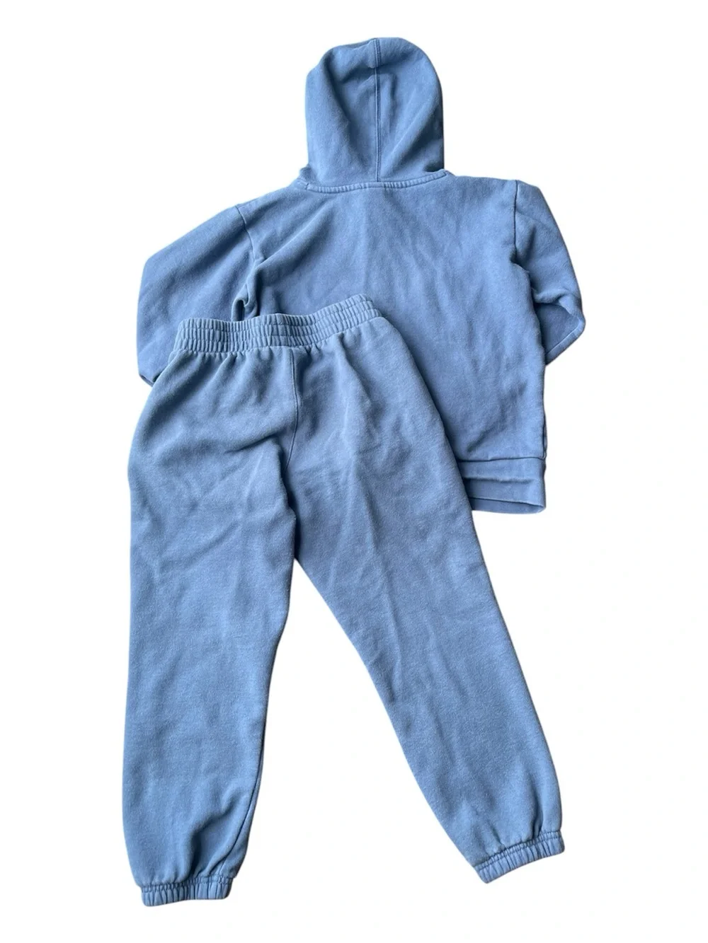 Adidas Sweatsuit Youth S 8 Blue Hoodie Joggers Cotton Boys Athleisure Logo Play